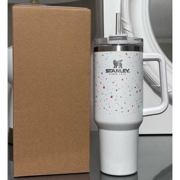Stanley Adventure Quencher 40oz Tumbler- MATTE TERRAZZO - Picture 1 of 5